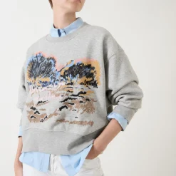 Clearance Sazzily Landscape Sweatshirt Women Sweatshirts & Hoodies
