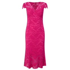 Outlet Scalloped Lace Dress Women Dresses