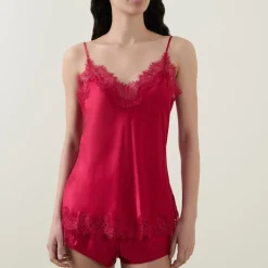 Sale Scarlett Lace Silk Camisole Women Sleepwear