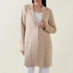 Hot Scuba Suede Straight Jacket Women Coats & Jackets