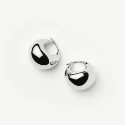 Clearance Sculptural Chubby Dome Small Hoop Earrings Women Earrings