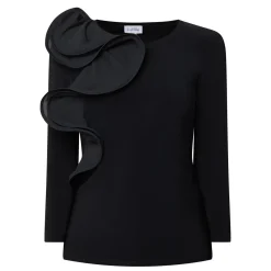 New Sculptural Long-Sleeved Top Women Tops