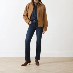 Secret High-Rise Straight Leg Jeans Women Denim