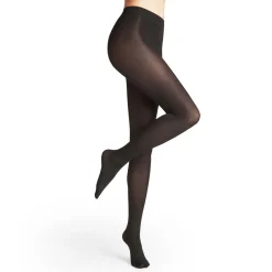 Online Seidenglatt Tights Black Women Lingerie