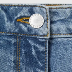 New Selin Mid-Rise Straight-Leg Jeans Women Denim