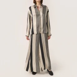 Best Sendai High-Rise Striped Skirt Women Skirts