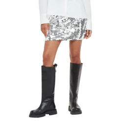 Discount Sequin Disc Mini Skirt Women Skirts