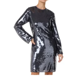 New Sequin Mini Shift Dress Women Dresses