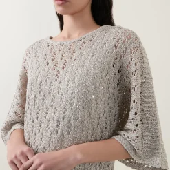 Online Sequin-Embellished Sweater Women Sweaters & Cardigans