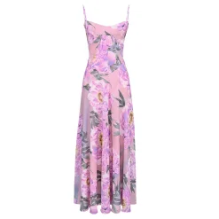 Clearance Seren Floral Lace-Up Dress Women Dresses