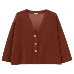 Online Sheer Cropped Cardigan Women Tops