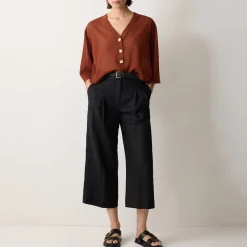 Online Sheer Cropped Cardigan Women Tops