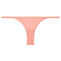 Outlet Sheer Marquisette Tanga Thong Women Lingerie
