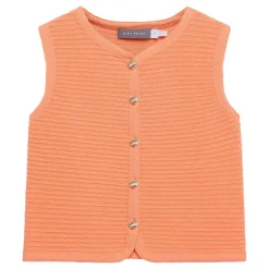Outlet Shell Button Waistcoat Women Sweaters & Cardigans