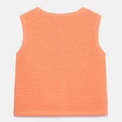 Outlet Shell Button Waistcoat Women Sweaters & Cardigans
