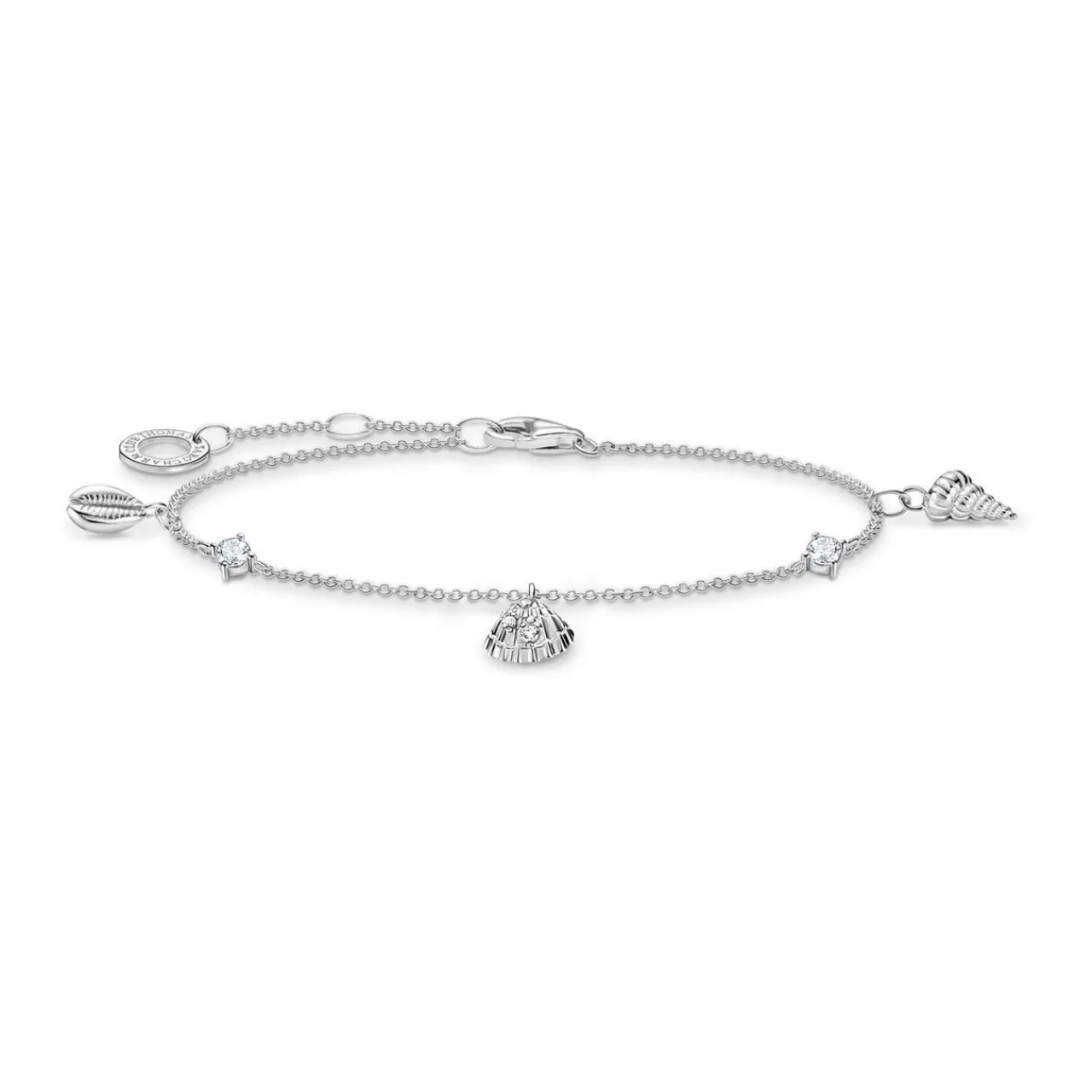 Shells Bracelet with White Stones Women Bracelets