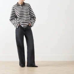Online Shelly High-Rise Wide Leg Jeans Women Denim