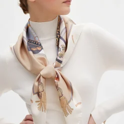 New Shield Silk Scarf Women Scarves