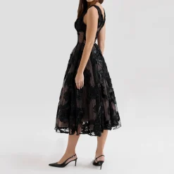 Sale Sianna Embroidered Tulle Dress Women Dresses