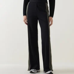 Hot Side Stripe Wide Leg Trousers Women Trousers & Shorts