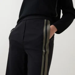 Hot Side Stripe Wide Leg Trousers Women Trousers & Shorts