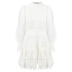 New Silja Tassel Detail Mini Shirt Dress Women Dresses