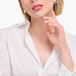 Discount Silver Chain Necklace Women Necklaces