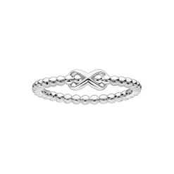 Sale Silver Infinity Dots Ring Women Rings