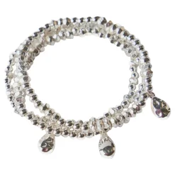 Clearance Silver-Tone Friendship Bracelet Set Women Bracelets