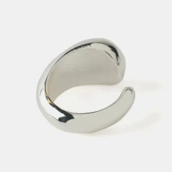Hot Silver-Tone Teardrop Ring Women Rings