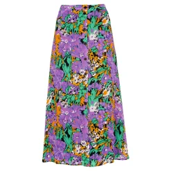 Hot Simone Floral Print Skirt Women Skirts
