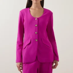 Outlet Single Breasted Jacket Women Coats & Jackets