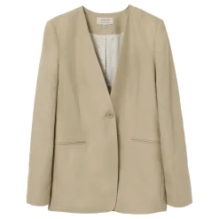 Discount Single-Breasted Edge-Edge Blazer Women Coats & Jackets