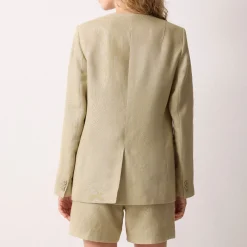 Discount Single-Breasted Edge-Edge Blazer Women Coats & Jackets