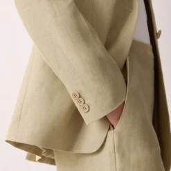 Discount Single-Breasted Edge-Edge Blazer Women Coats & Jackets