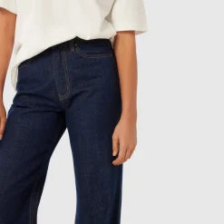 Outlet Sky High-Rise Straight Leg Jeans Women Denim