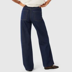 Outlet Sky High-Rise Straight Leg Jeans Women Denim