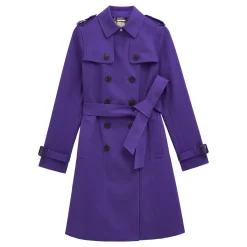 Skylar Belted Double-Breasted Trench Women Coats & Jackets