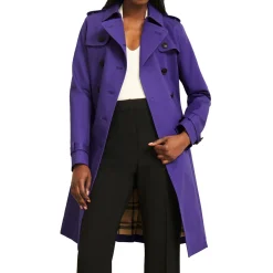 Skylar Belted Double-Breasted Trench Women Coats & Jackets