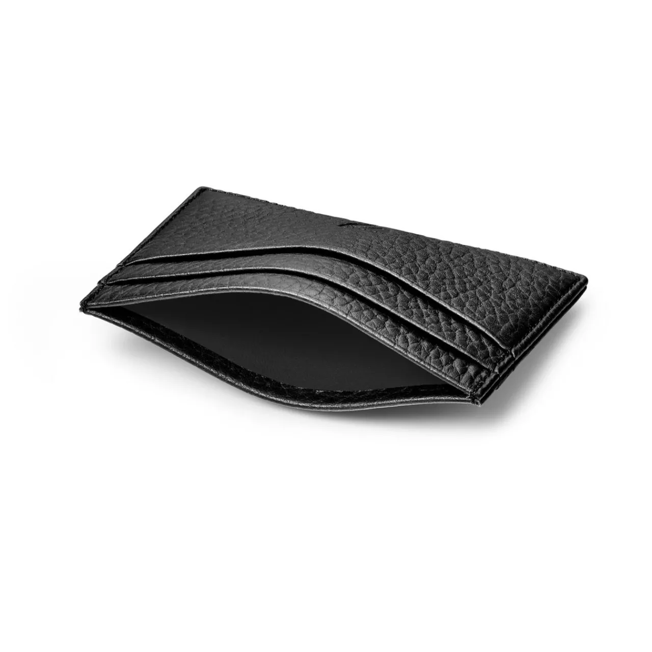 Slim Grained Leather Cardholder Women Wallets