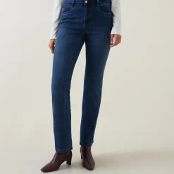 New Slim Leg Jeans Women Denim