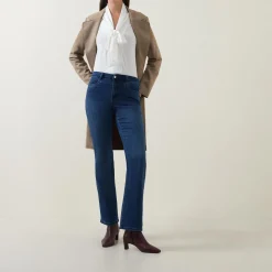 New Slim Leg Jeans Women Denim