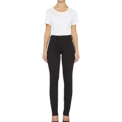 Best Slim Push-In Secret Jeans Black Women Denim
