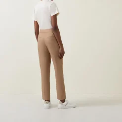 Sale Slim-Leg Slack Trousers Women Trousers & Shorts