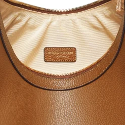 Sale Slouchy Crescent Pebbled Leather Shoulder Bag Women Shoulder Bags