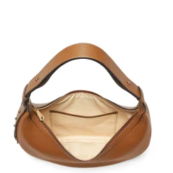 Sale Slouchy Crescent Pebbled Leather Shoulder Bag Women Shoulder Bags