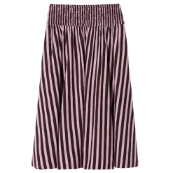 Sale Slub Stripe Skirt Women Skirts
