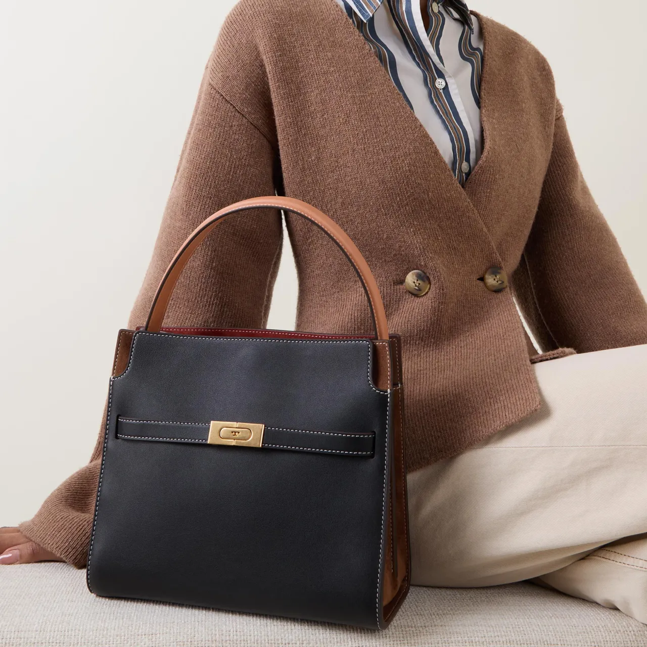 Hot Small Lee Radziwill Double Bag Women Tote Bags