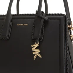 Online Small Woven-Trim Leather Satchel Women Crossbody Bags|Top Handle Bags