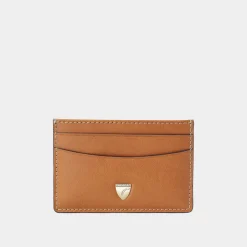 Smooth Shield Logo Leather Cardholder Women Wallets